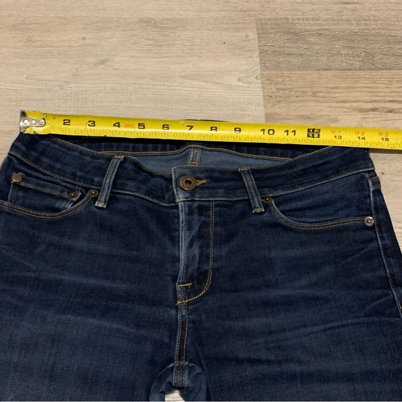 EUC Women's Lucky Brand Lolita Boot Blue Dark Wash Denim Jeans Size 4/27 - Picture 6 of 9